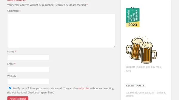 dataMinds Connect 2025 – Slides & Scripts