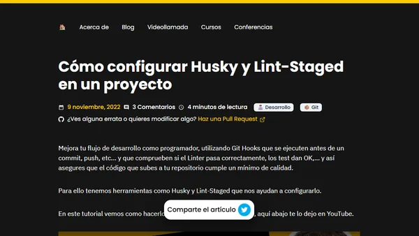 Cómo configurar Husky y Lint-Staged en un proyecto