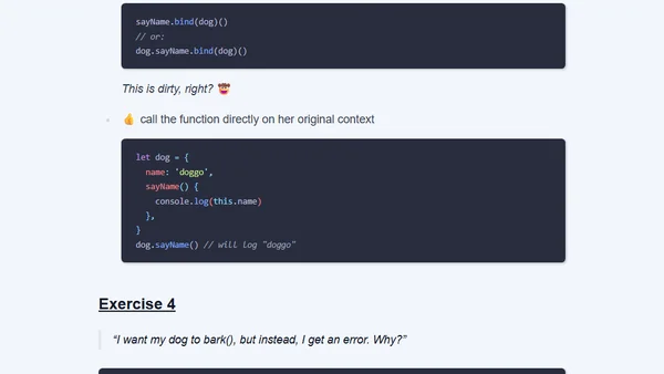 Typical JavaScript interview exercises (explained)