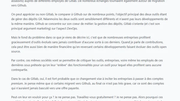 Open source, gratuité et utilisation professionnelle