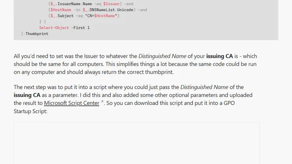 Install an SSL WS-Management Listener with GPO