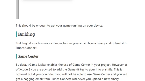 Build games for iOS 10 with Xcode 8 and Game Maker Studio 1.4