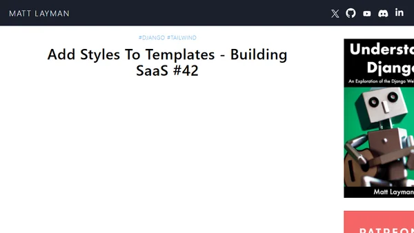 Add Styles To Templates - Building SaaS #42