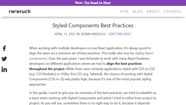Styled Components Best Practices
