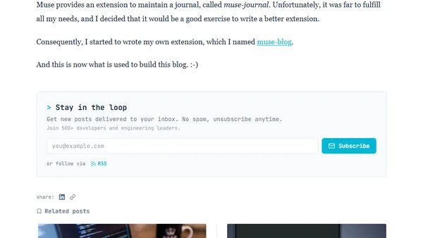 Announcing muse-blog