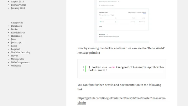 Jib maven plugin – Containerize your Maven project