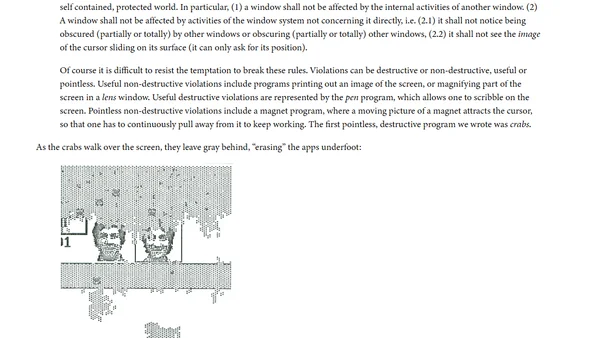 Crabs, the bitmap terror!