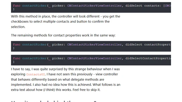 How to let user select contact from their contact list