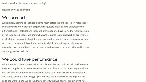There is no Unit Testing without U
