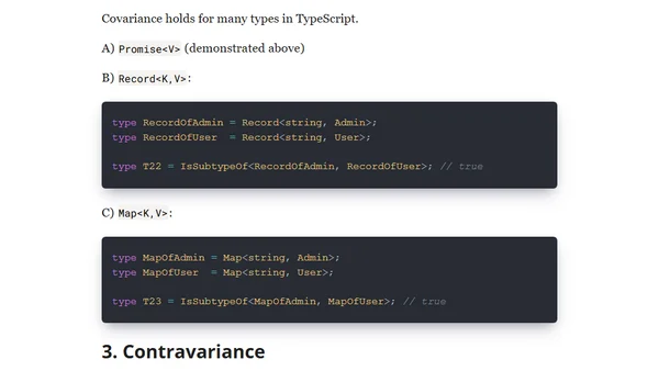 Covariance and Contravariance in TypeScript