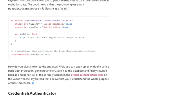 All about authentication in Vapor 4