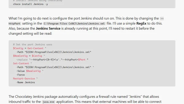 Install Jenkins on Windows Server Core - Part 1