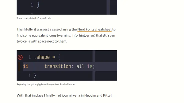 How to get equal size icons in the cmp completion menu of Neovim with Kitty terminal