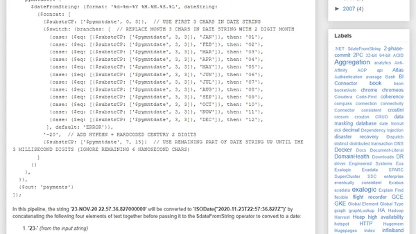 Converting Gnarly Date Strings to Proper Date Types Using a MongoDB Aggregation Pipeline