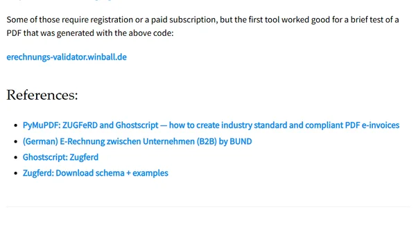 ZUGFeRD/X-Rechnung: create required XML+PDF invoice format for EU compliance for 2025 in Ruby + Ghostscript