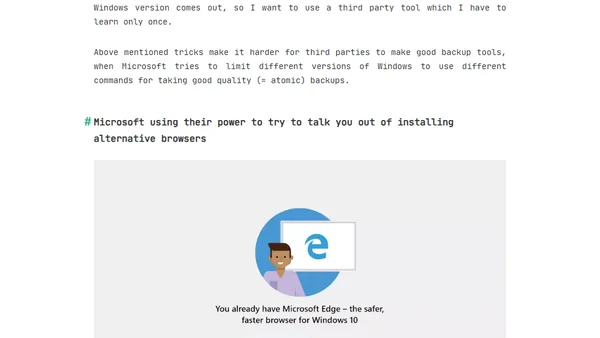 Friendly reminder: Microsoft still sucks