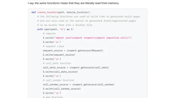 My Own Python Web Framework