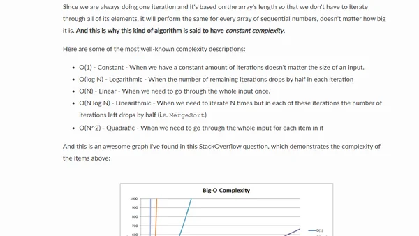 Big-O Explained and Why You Will Never Beat a Pigeon