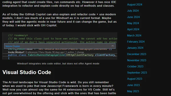 Top AI Tools for C# Developers