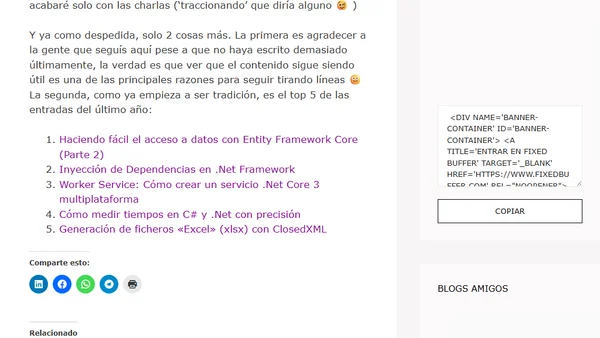 ¡¡FixedBuffer ha cumplido su tercer año!!