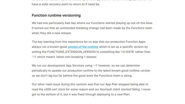 A Year with Azure Functions