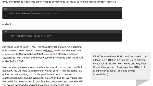 Learning Frameworks and not the Plattform