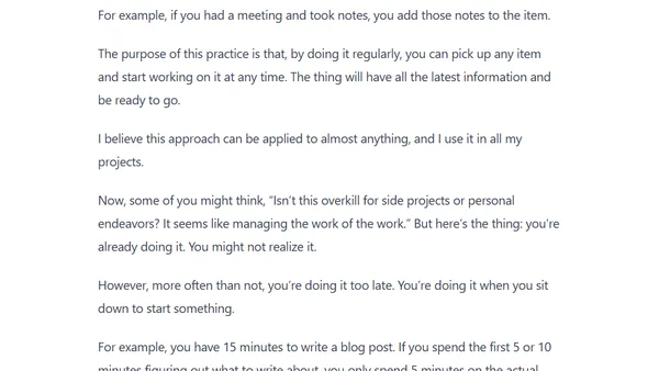 The Power of Grooming, Workflow for Maximum Productivity