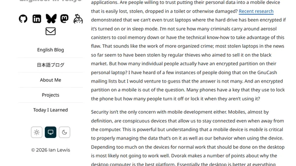 Mobile phones are not Desktops
