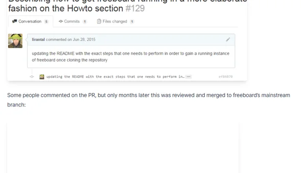 The long over-due commit of Open Source