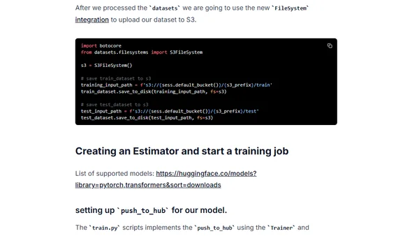 MLOps: Using the Hugging Face Hub as model registry with Amazon SageMaker