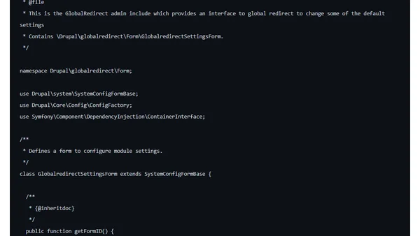 Drupal 8 module development #3 – adding a settings page