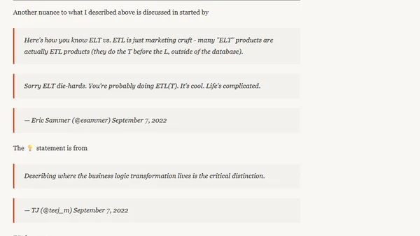 Data Engineering in 2022: Architectures & Terminology
