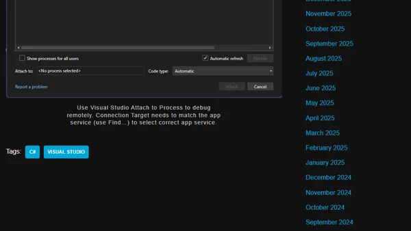Remote Debugging Azure App Service