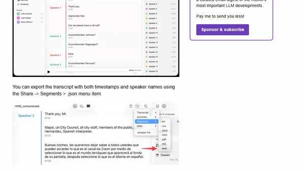 MacWhisper has Automatic Speaker Recognition now