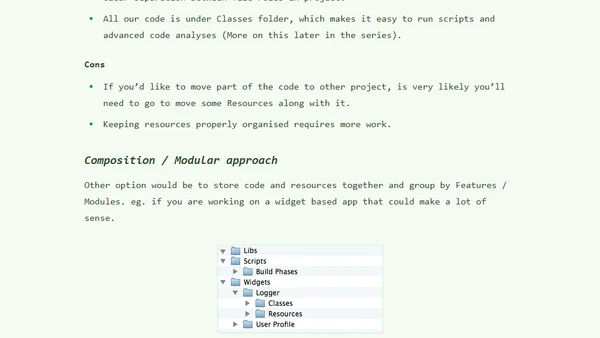 iOS App Architecture, Part 1: Setting up