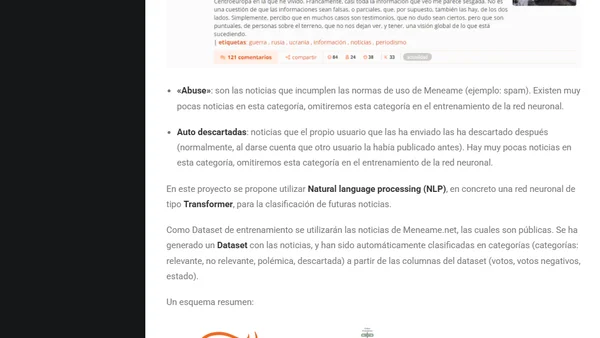 3er Premio en Hackathon de AWS & Intel: Ayudando a luchar contra la desinformación, utilizando ML y noticias de meneame.net