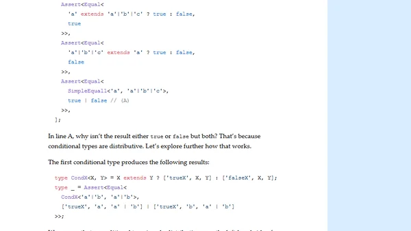 The unexpected way in which conditional types constrain type variables in TypeScript