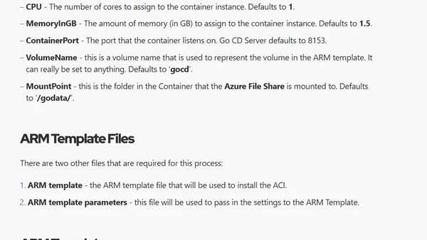 Persistent Storage in Azure Container Instances