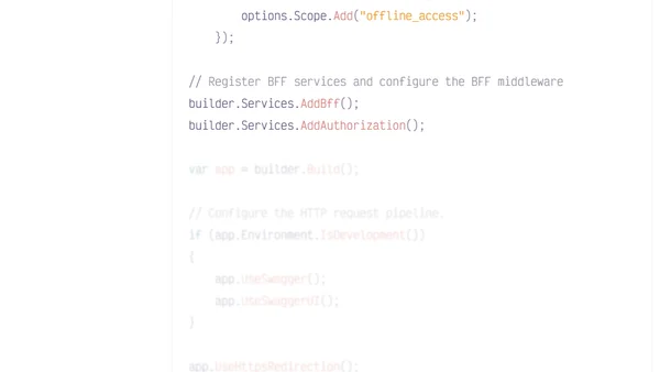 Let's make our SPA more secure by setting up a .NET BFF with Duende and Auth0