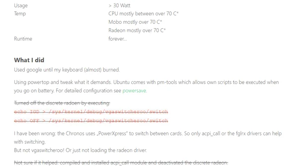 Linux on Samsung Chronos 7
