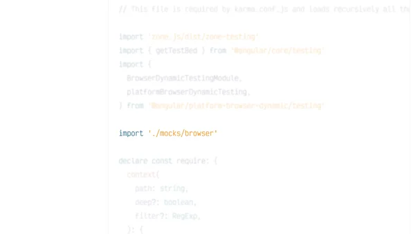 Using MSW (Mock Service Worker) in an Angular project