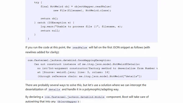 Dealing with inconsistent JSON with Jackson deserializer tweaking