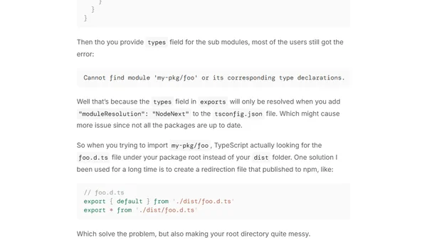 Types for Submodules