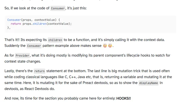 The Zen of Preact's source code