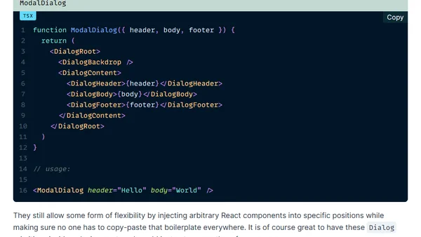 Building Type-Safe Compound Components