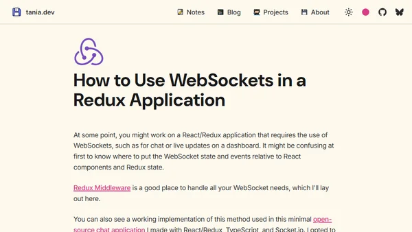 How to Use WebSockets in a Redux Application