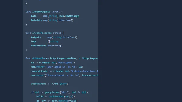 Azure Function HTTP Trigger with Golang