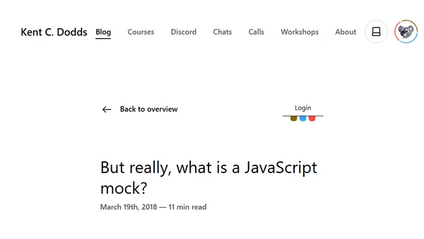 But really, what is a JavaScript mock?