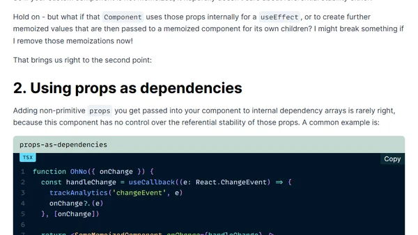The Useless useCallback