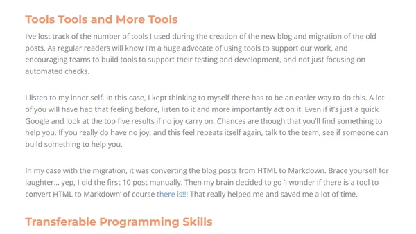 Ten Insights From My Blog Migration